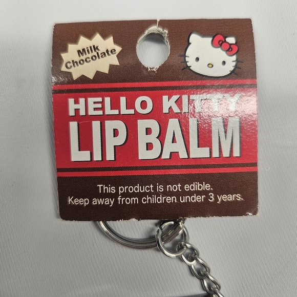 Rare New Hello Kitty Lip Balm Chocolate Bar Key Chain 2010 Sanrio - Picture 3 of 6